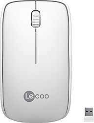 Lenovo Lecoo WS208 Beyaz Ergonomik Optik Kablosuz Mouse
