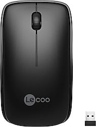 Lenovo Lecoo WS208 Siyah Ergonomik Optik Kablosuz Mouse