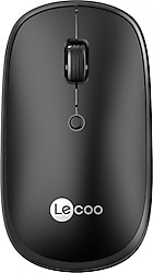 Lenovo Lecoo WS209 Siyah Şarjlı Sessiz Ergonomik Optik Kablosuz Mouse