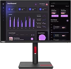 Lenovo ThinkVision T24i-30 63CFMATXTK 23.8" 4 ms Full HD Pivot IPS 60 Hz Monitör