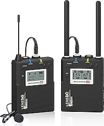 Lensgo LWM-338C Kablosuz Tekli Yaka Mikrofonu Seti