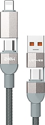 Lenyes LC543 1 m 4in1 Hızlı Şarj Kablosu