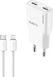 Lenyes LCH15-EU-TC-L 20 W Lightning Kablolu Hızlı Şarj Aleti