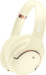 Lenyes LH61 Krem Kulak Üstü Bluetooth Kulaklık