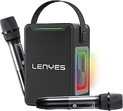 Lenyes S857 RGB Mikrofonlu Bluetooth Hoparlör