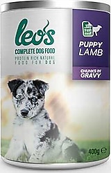 Leo's Kuzu Parça Etli Soslu 400 gr 24'lü Yavru Konserve Köpek Maması