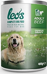 Leo 's Parça Etli Soslu 400 gr Yetişkin Konserve Köpek Maması