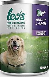 Leo's Parça Etli Soslu Kuzulu 400 gr Yetişkin Köpek Konserve Maması