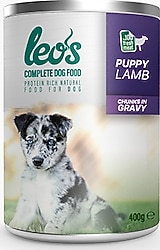 Leo's Kuzu Parça Etli Soslu 400 gr Yavru Konserve Köpek Maması