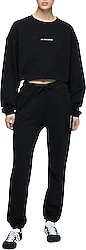 Les Benjamins 307 LBNOOSCORFUSW Bisiklet Yaka Kadın Sweatshirt