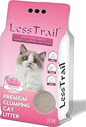 Less Trail Bebek Pudrası Kokulu 10 lt Bentonit Kedi Kumu