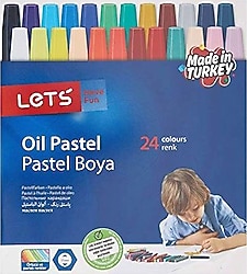 Lets Karton Kutulu 24'lü Pastel Boya