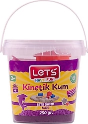 Lets Kinetik Kum 250 gr Plastik Kutu