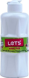 Lets 250 ml Parmak Boyası Beyaz