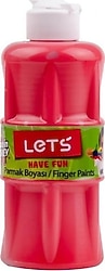 Lets 250 ml Parmak Boyası Kırmızı