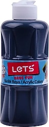 Lets 250 ml Akrilik Boya Siyah