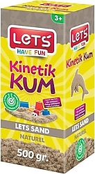 Lets Kinetik Kum 500 gr Karton Kutu