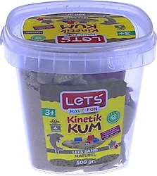 Lets Kinetik Kum 500 gr Plastik Kutu