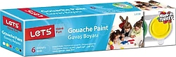 Lets 25 ml 6 Renk Guaj Boya L-5150