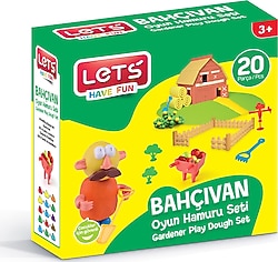 Lets Bahçıvan 20 Parça Oyun Hamuru Seti L9107