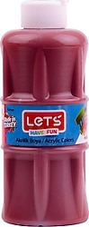 Lets 250 ml Akrilik Boya Kahverengi