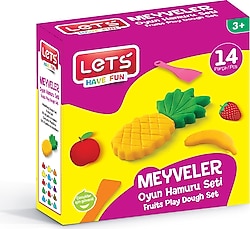Lets Meyveler 14 Parça Oyun Hamuru Seti