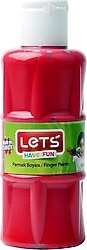 Lets 100 ml Parmak Boyası Kırmızı