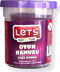 Lets Tek Renk 115 gr Mor Oyun Hamuru L8440