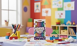 Lets Wonder Twist Çevirmeli Neon 6'lı Mum Boya