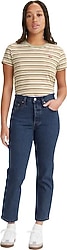 Levi's 501 Crop 36200-0179 Lacivert Kadın Kot Pantolon