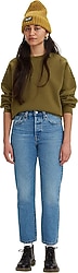 Levi's 501 Crop A7739-0006 Açık Mavi Kadın Straight Jean