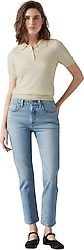Levi's 501 Crop A7739-0018 Açık Indigo Mavisi Kadın Straight Jean