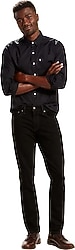 Levi's 511 Slim A2081-0017 Koyu Siyah Erkek Kot Pantolon