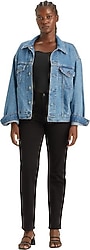 Levi's 724 High Rise Straight A7744-0000 Siyah Kadın Kot Pantolon