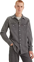 Levi's Classic Standard Fit Western 85745 Uzun Kollu Erkek Kot Gömlek