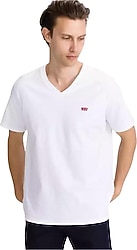 Levi's Housemark A2084 Kısa Kollu V Yaka Erkek Tişört