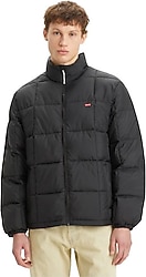 Levi's Piedmont Short Puffer A8568-0000 Siyah Erkek Şişme Mont