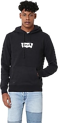 Levi's Standard Graphic A2410-0013 Kapüşonlu Siyah Erkek Sweatshirt