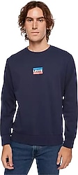 Levi's Standard Graphic A2824-0006 Mavi Erkek Sweatshirt