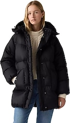 Levi's Western Bubble Midi 003HB Kapüşonlu Kadın Şişme Mont