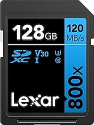 Lexar Blue Series 800x LSD0800128G-BNN Class 10 UHS-I U3 V30 128 GB Hafıza Kartı