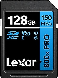 Lexar Blue Series 800x Pro LSD0800P128G Class 10 UHS-I U3 V30 128 GB Hafıza Kartı