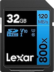 Lexar Blue Series 800x LSD0800032G-BNN Class 10 UHS-I U1 V10 32 GB Hafıza Kartı