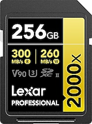 Lexar Professional Gold Series 2000x LSD2000256G Class 10 UHS-II U3 V90 256 GB Hafıza Kartı