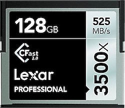 Lexar Professional 3500x CFast 2.0 128 GB Compact Flash Hafıza Kartı
