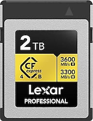Lexar Professional Gold CFexpress 4.0 Type-B 2 TB Hafıza Kartı