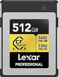 Lexar Professional Gold CFexpress 4.0 Type-B 512 GB Hafıza Kartı
