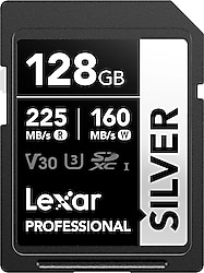 Lexar Professional Silver LSDSILV128G UHS-I U3 V30 128 GB Hafıza Kartı