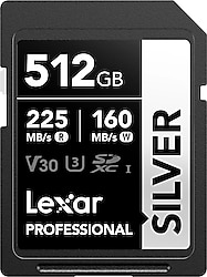 Lexar Professional Silver LSDSILV512G UHS-I U3 V30 512 GB Hafıza Kartı