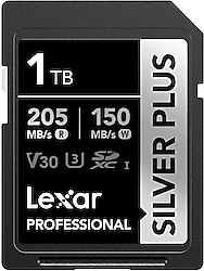 Lexar Professional Silver Plus LSDSIPL001T UHS-I U3 V30 1 TB Hafıza Kartı